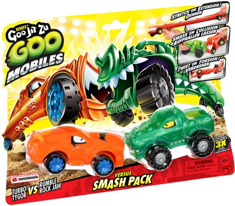 هيروز اوف جو جيت زو تايجور ضد روك جو ستريتش ايم التمدد والضغط Heroes of Goo Jit Zu