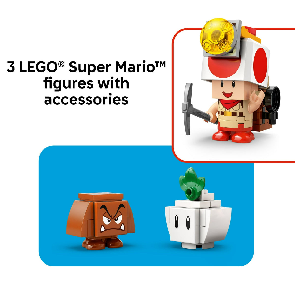 ليجو 72040 سوبر ماريو معسكر كابتن تود مكعبات التركيب LEGO