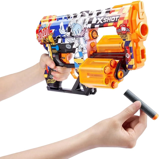 اكس شوت مسدس سكينز دريد سونيك بولك مسدسات مطاطية Zuru