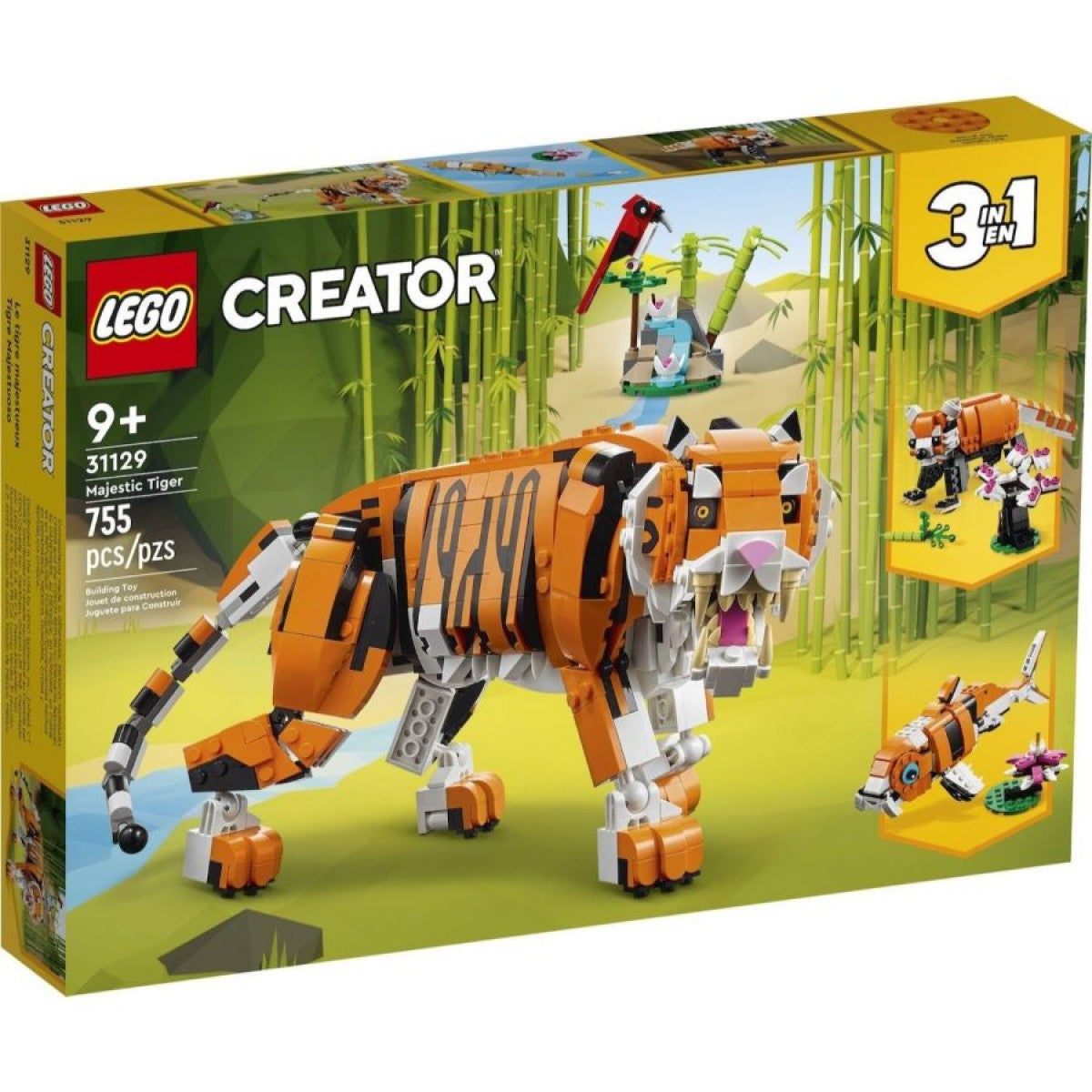 ليجو 31129 كريتور 3 في 1 النمر المهيب مكعبات التركيب LEGO