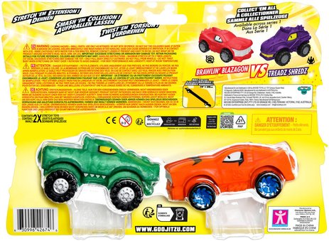 هيروز اوف جو جيت زو تايجور ضد روك جو ستريتش ايم التمدد والضغط Heroes of Goo Jit Zu