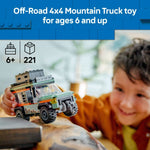 ليجو 60447 سيتي شاحنة الجبال مكعبات التركيب LEGO