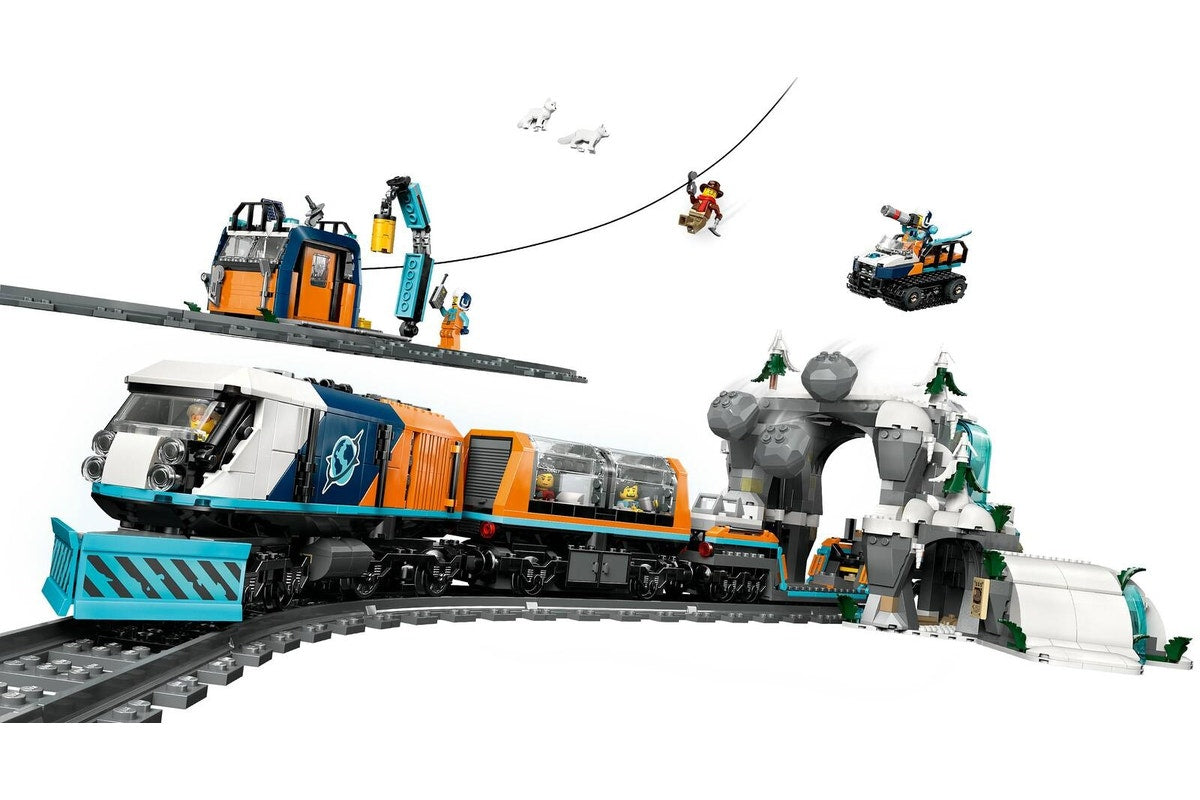 ليجو 60470 سيتي قطار القطب الشمالي مكعبات التركيب LEGO