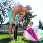 انتكس مضخة هواء يدوية مزدوجة اكسسوارات المسابح Intex