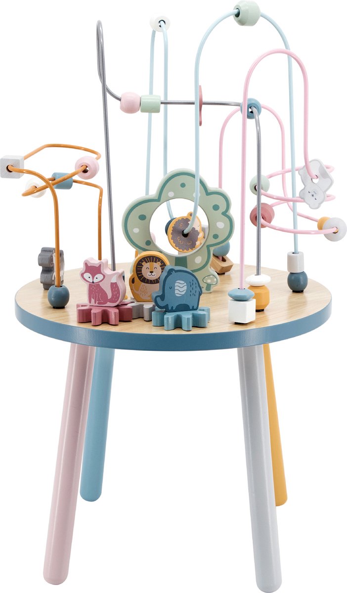 فيجا طاولة تعليمية خشبية مواليد تفاعلي VIGA