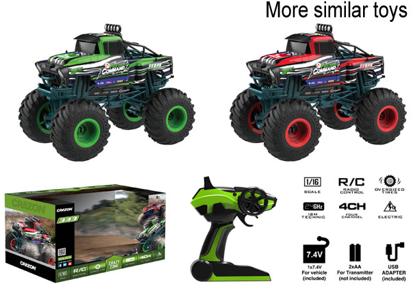 كرازون شاحنة سباق للطرق الوعرة ريموت كنترول متنوعة السيارات ريموت كنترول Crazon