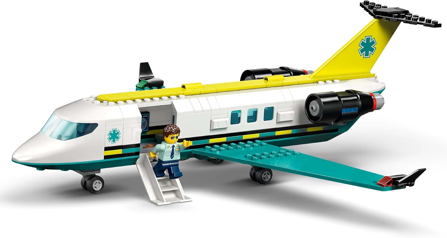 ليجو 60465 سيتي طائرة الإسعاف الجوي مكعبات التركيب LEGO
