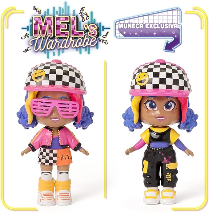 كوكيلووس دمية خزانة ملابس ميلز 1×4 دمية مع اكسسوارات KookyLoos