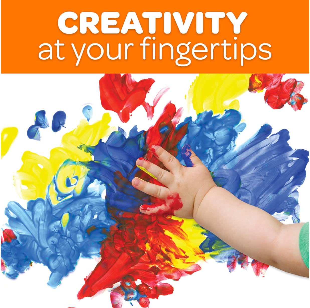 كرايولا طلاء إصبع قابل للغسل بني رسم و تلوين Crayola