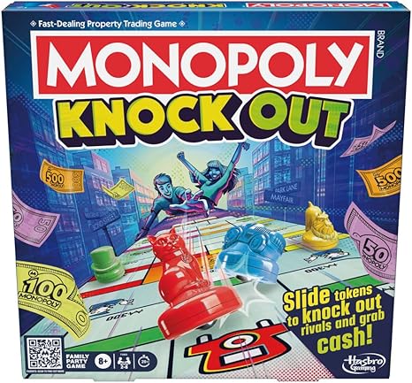 مونوبولي نوك اوت للحفلات العائلية العاب البطاقات Monopoly
