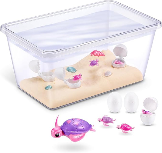 بيتس الايف مفاجأة أم السلحفاة مجسمات الحيوانات Zuru