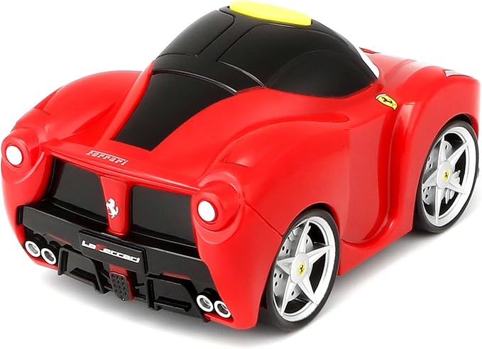 بي بي جونيور سيارة فيراري جي تي بي صوت وإضاءة لون احمر مركبات الأطفال BB Junior