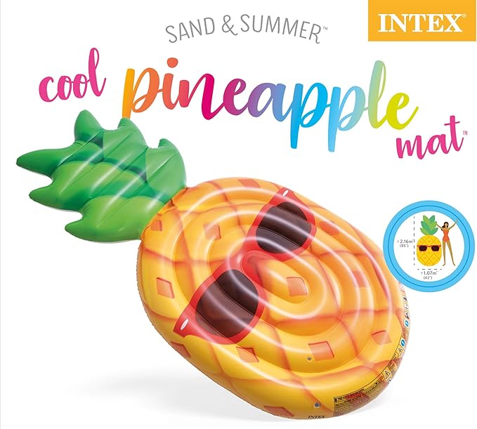 انتكس عوامة الاناناس عوامات ومراتب Intex