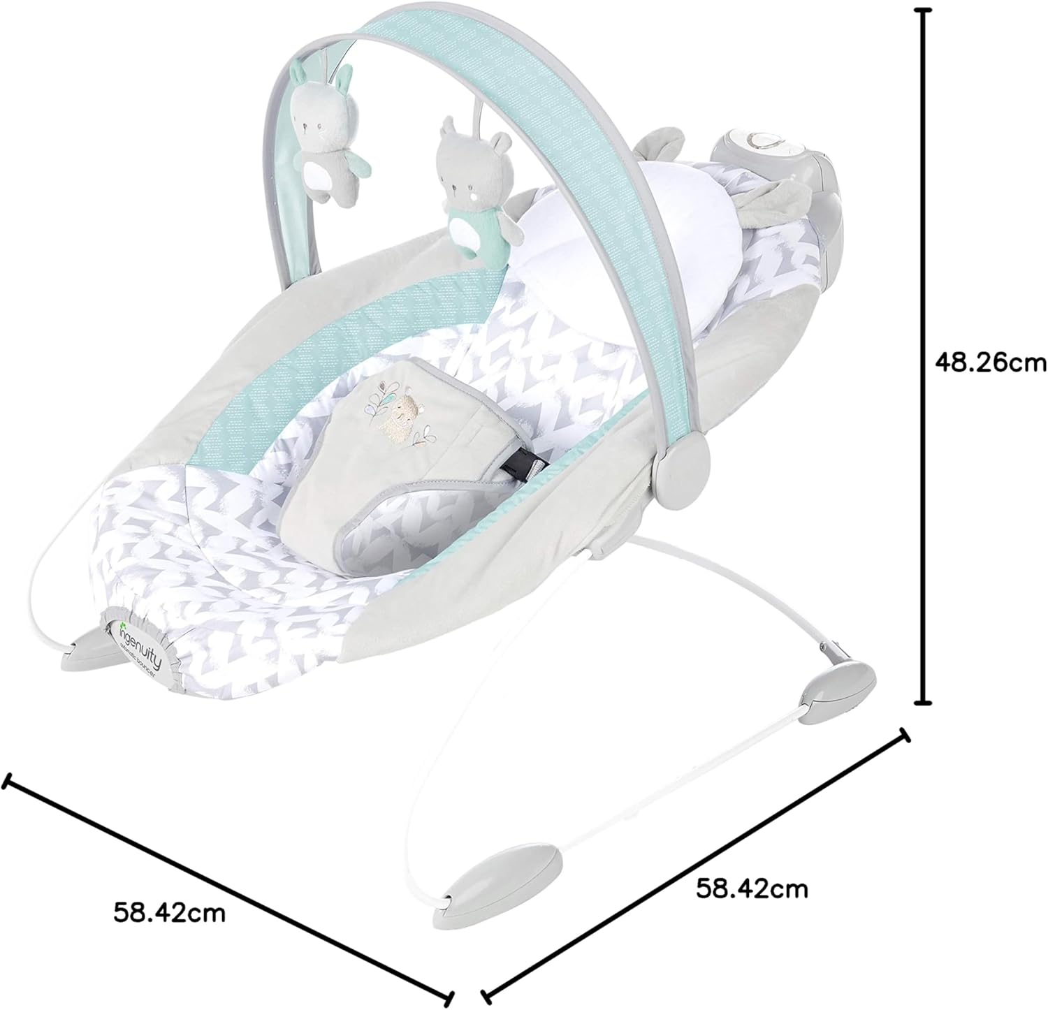 إنجينيويتي كرسي هزاز أوتوماتيكي كرسي مواليد Ingenuity