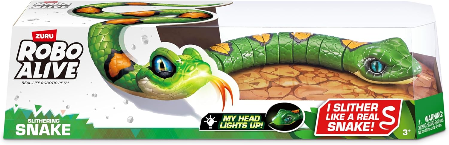 روبو ألايف ثعبان آلي مضيء ألعاب الروبوت Zuru