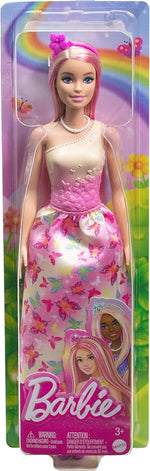 باربي دمية الاميرات بلون زهري متدرج دمى الشخصيات Barbie