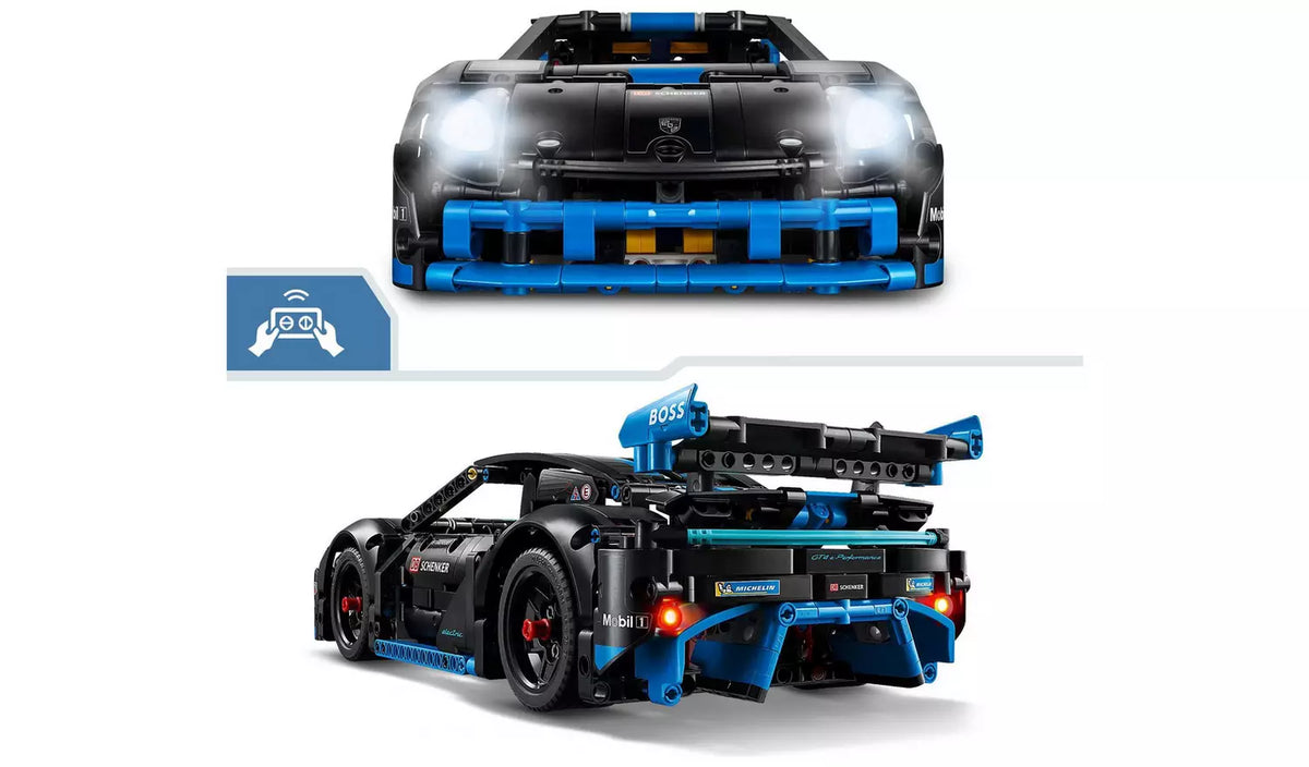 ليجو تيكنيك سيارة سباق تيكنيك بورش جي تي 4 اي بيرفورمانس مكعبات التركيب LEGO