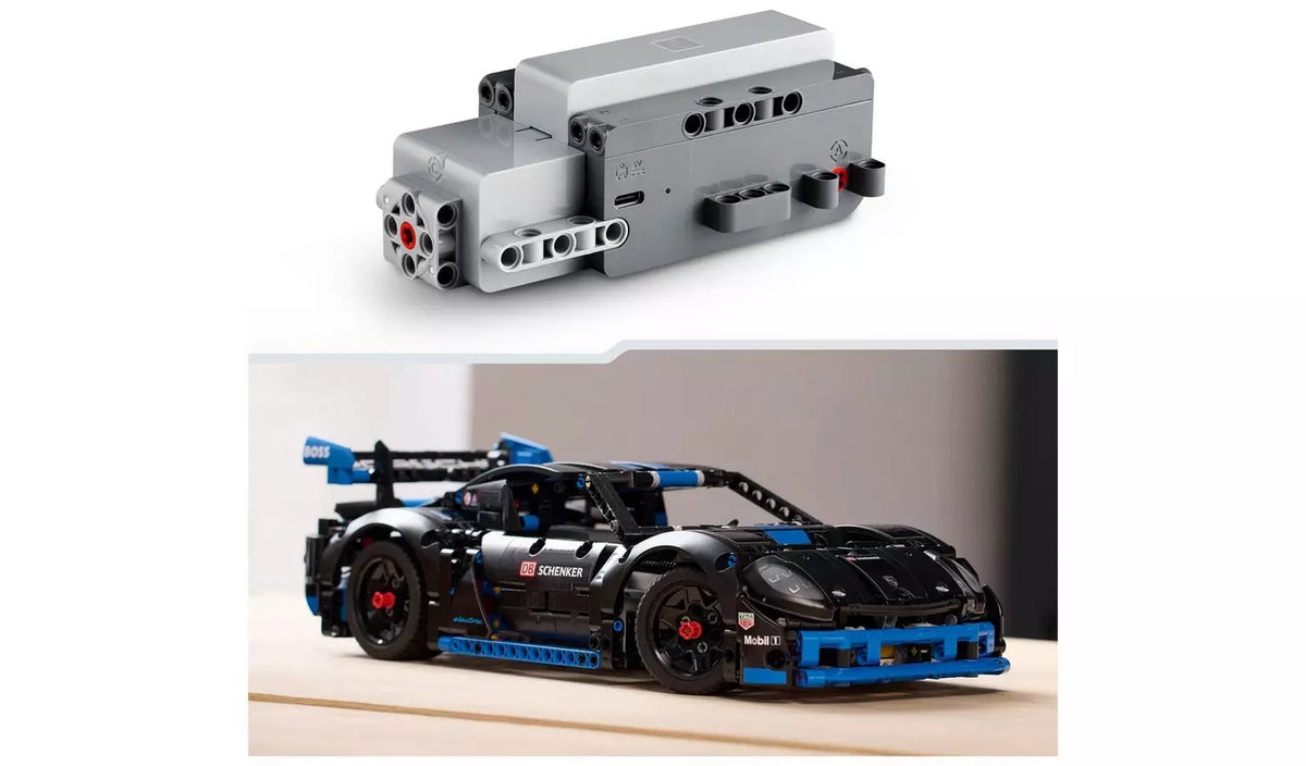 ليجو تيكنيك سيارة سباق تيكنيك بورش جي تي 4 اي بيرفورمانس مكعبات التركيب LEGO