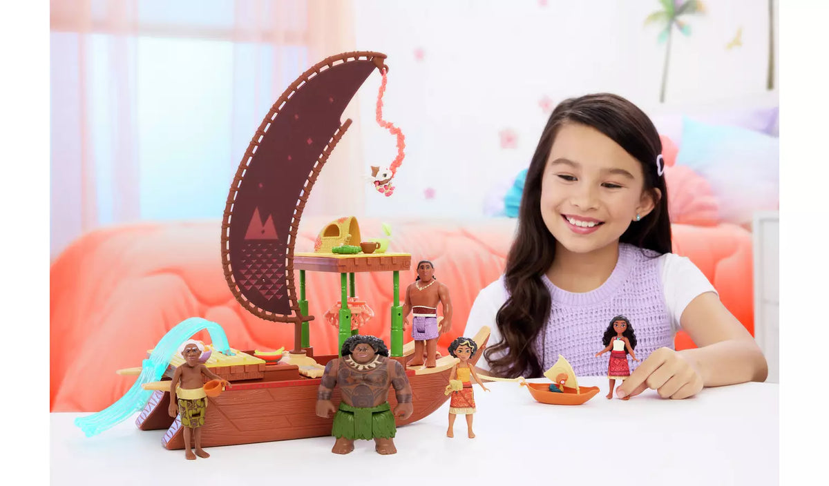 ديزني لعبة موانا مغامرات وماوي اوشن قطعتين دمية مع اكسسوارات Disney