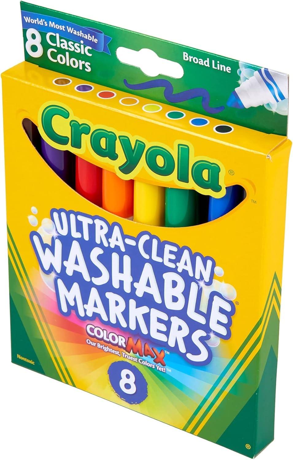 كرايولا تلوين الترا كلين قابل للغسل رسم و تلوين Crayola