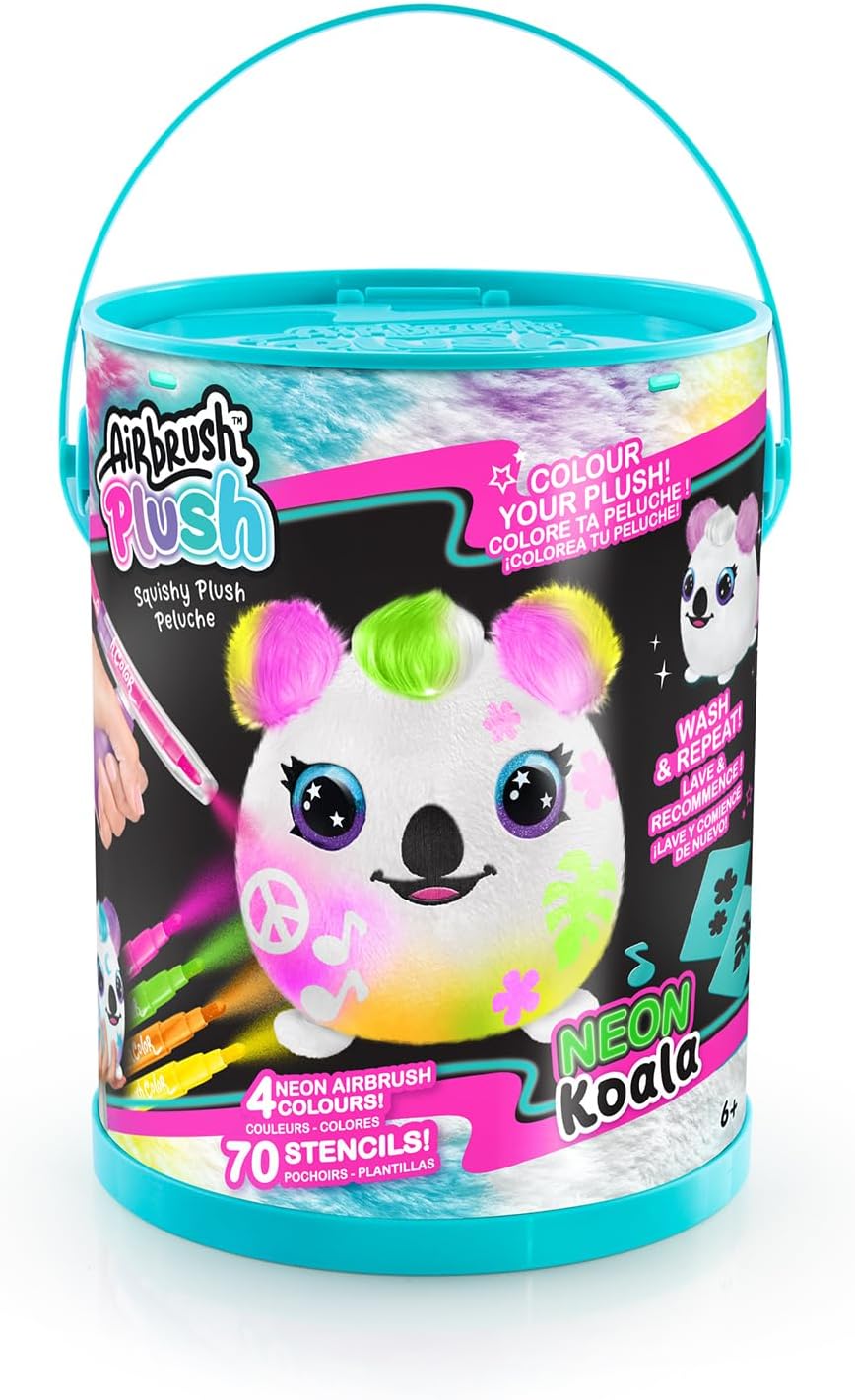 اير برش علبة طلاء للدمى القطنية اشكال متنوعة رسم و تلوين Airbrush Plush