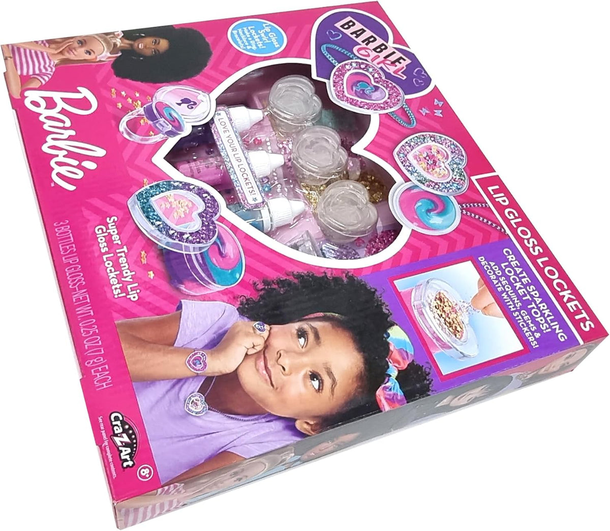 باربي تعليقات وخواتم ملمع الشفاه المكياج والتجميل Barbie