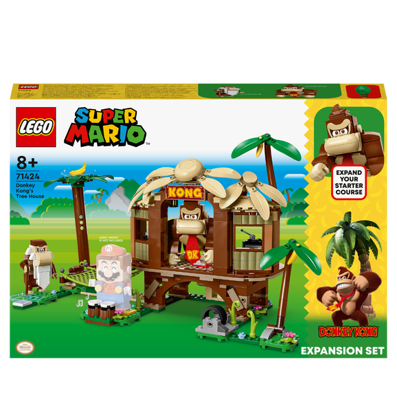ليجو مكعبات بناء بيت الشجرة لدونكي كونغ مكعبات التركيب LEGO