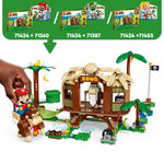 ليجو مكعبات بناء بيت الشجرة لدونكي كونغ مكعبات التركيب LEGO