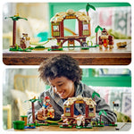 ليجو مكعبات بناء بيت الشجرة لدونكي كونغ مكعبات التركيب LEGO