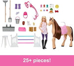باربي دمية مع وحصان دمية مع اكسسوارات Barbie