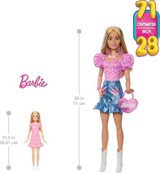 باربي دمية عصرية بلون اشقر 71 سم دمى الشخصيات Barbie