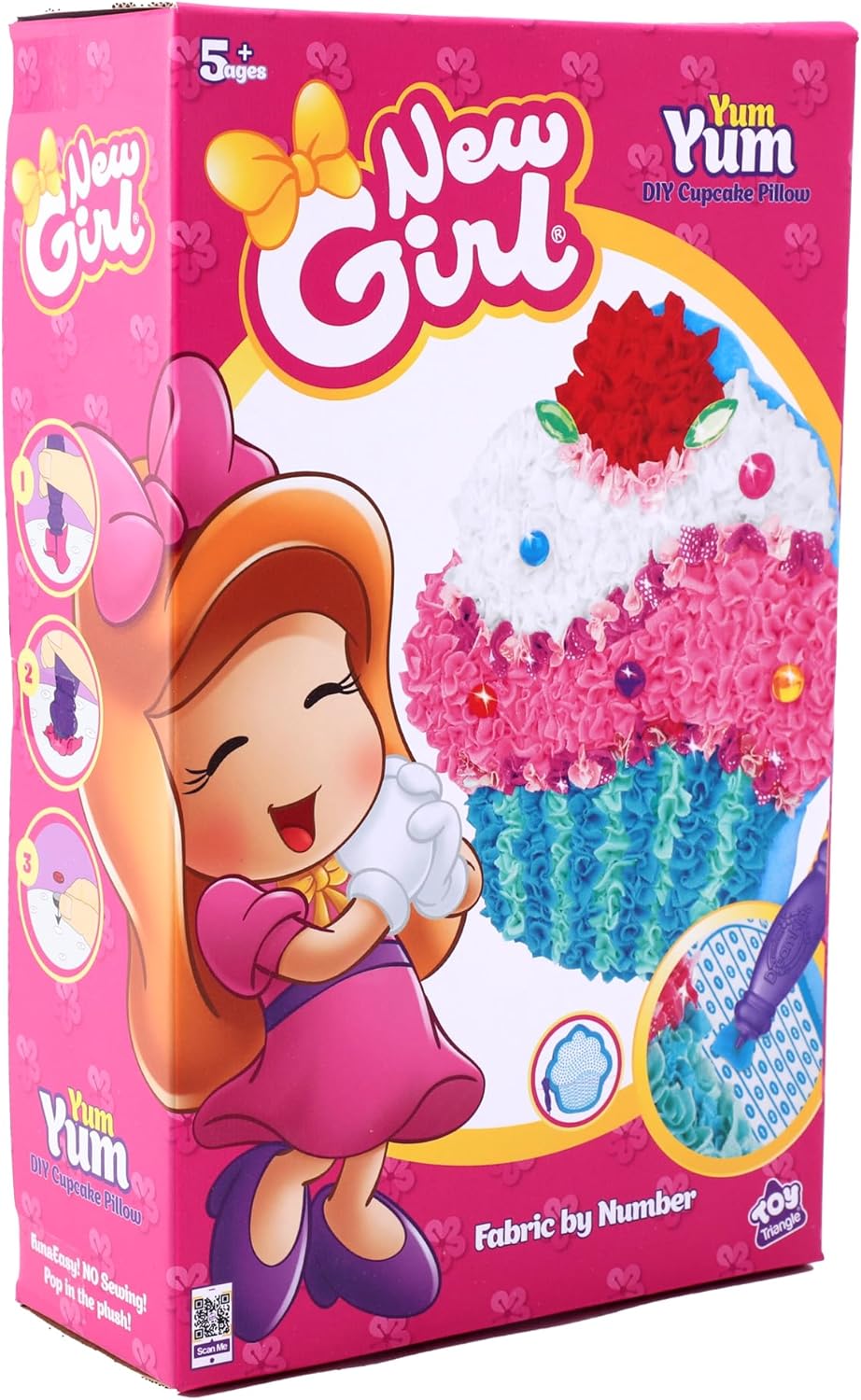 نيو جيرل وسادة كب كيك الخرز والاكسسوارات NewBoy