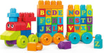 ميجا بلوكس لعبة مكعبات بناء قطار الحروف الانجليزية 60 قطعة المكعبات الكبيرة MEGA BLOKS