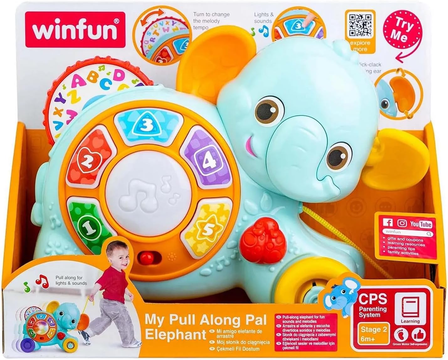 وين فن اسحب الفيل الصغير مواليد تفاعلي WinFun