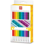 ليجو اي كيو أقلام جل عبوة من 10 قطع رسم و تلوين LEGO