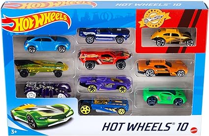 هوت ويلز سيارات 10 قطع اشكال متنوعه سيارات داي كاست HotWheels