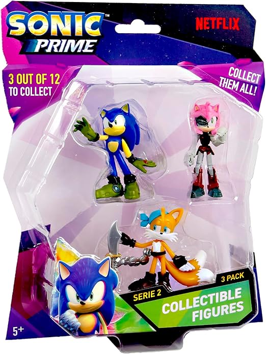 سونيك برايم مجسمات 3 قطع متنوع شخصيات كرتونية Sonic
