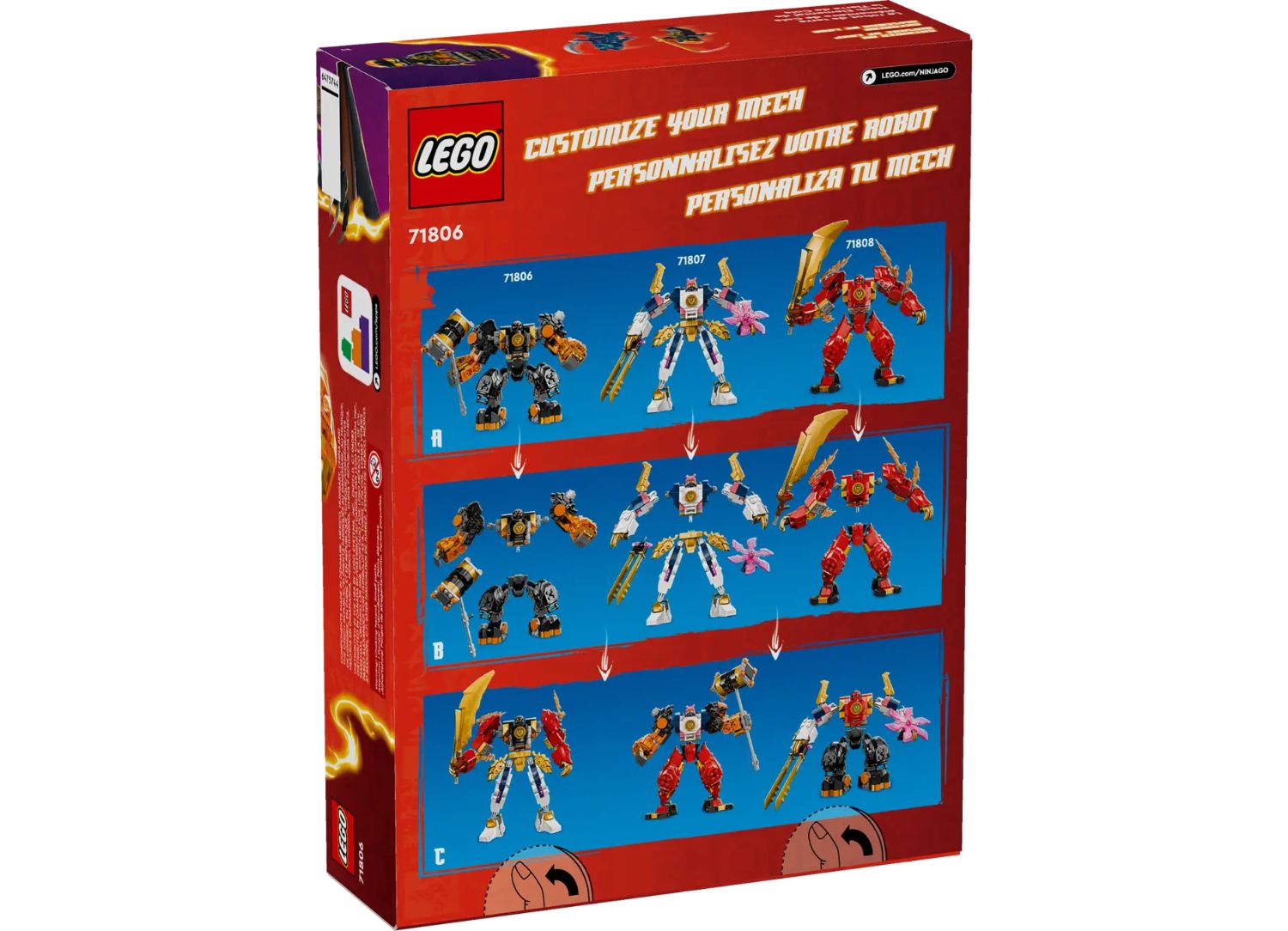 ليغو نينجاغو 71806 قيام التنين كولز إليمينتال إيرث مدرع مكعبات التركيب LEGO