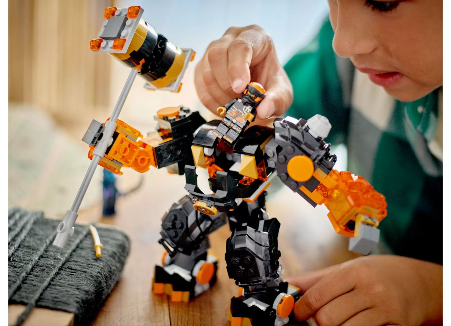 ليغو نينجاغو 71806 قيام التنين كولز إليمينتال إيرث مدرع مكعبات التركيب LEGO