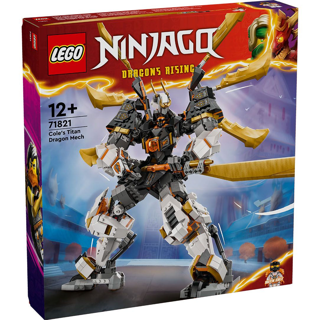ليجو 71821 نينجاغو كول تيتان التنين الميكانيكية مكعبات التركيب LEGO