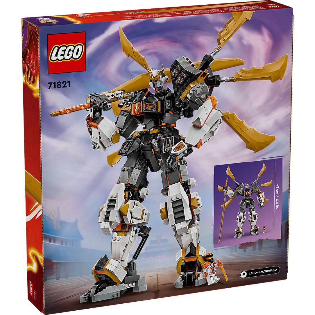 ليجو 71821 نينجاغو كول تيتان التنين الميكانيكية مكعبات التركيب LEGO