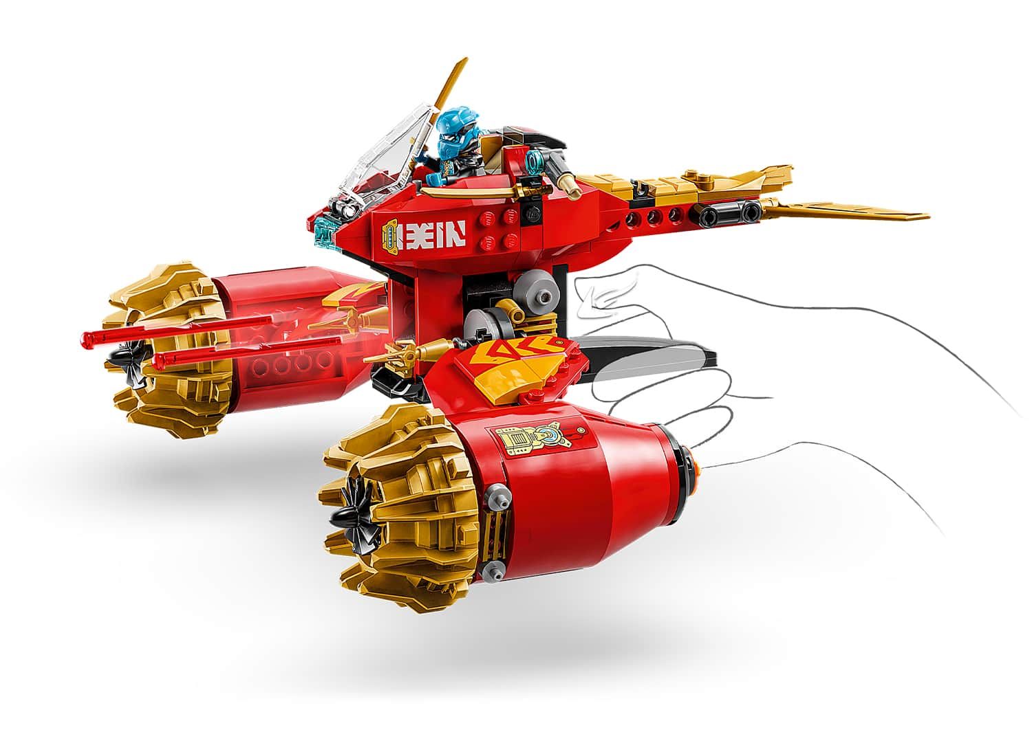 ليجو 71830 نينجاغو كاي راكب العاصفة الميكانيكي مكعبات التركيب LEGO