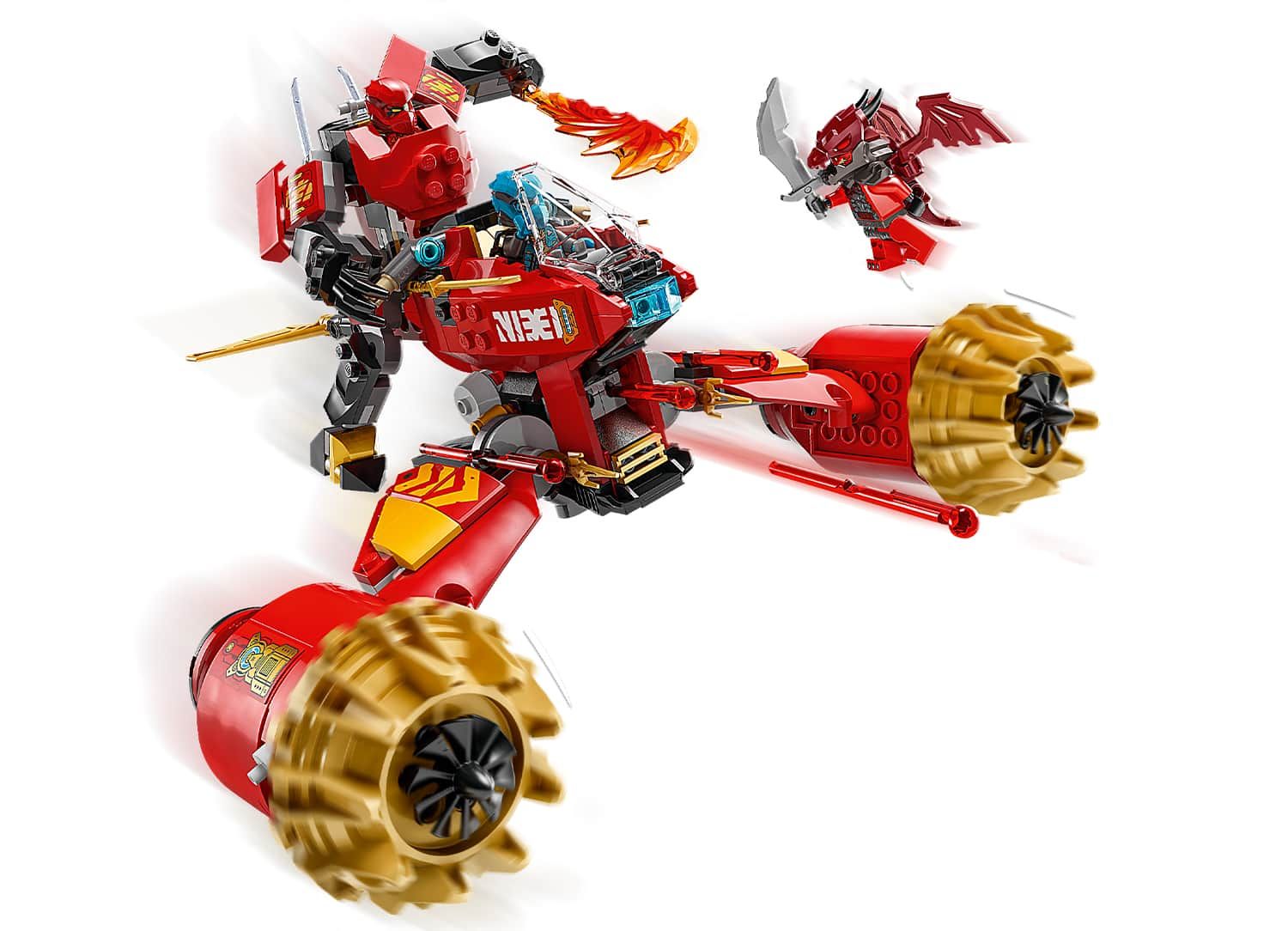 ليجو 71830 نينجاغو كاي راكب العاصفة الميكانيكي مكعبات التركيب LEGO