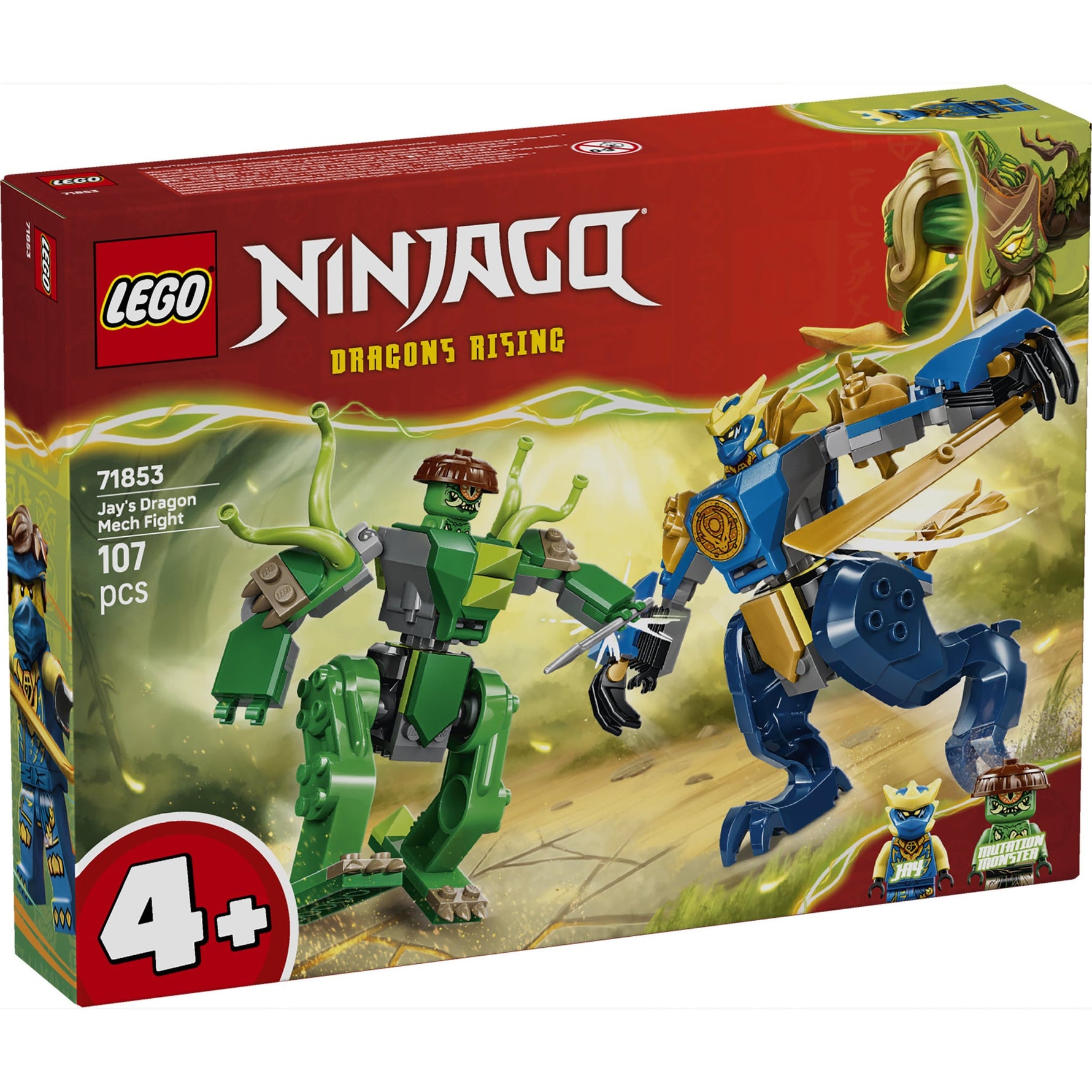 ليجو نينجاغو معركة جاي التنين الآلي 71853 مكعبات التركيب LEGO