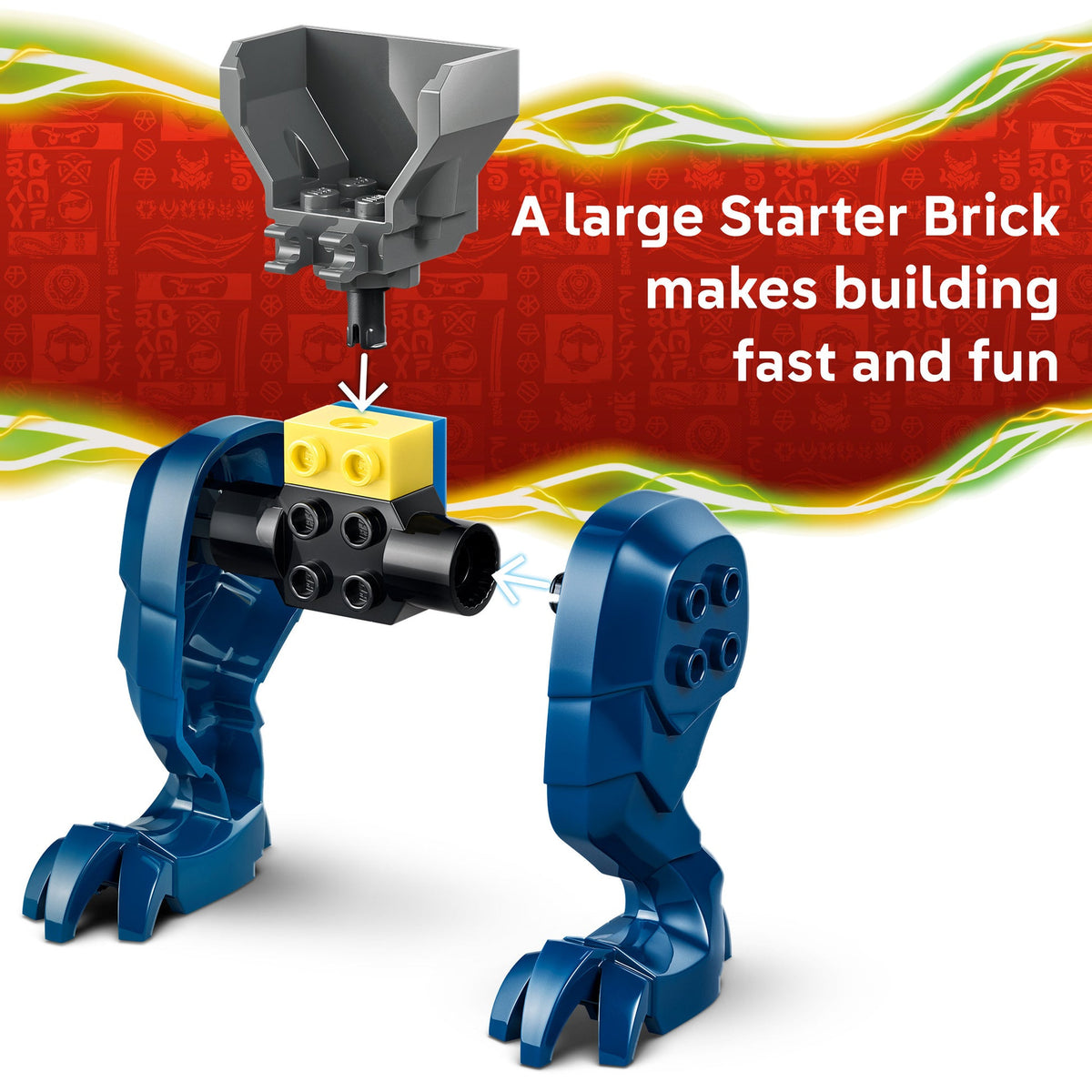 ليجو نينجاغو معركة جاي التنين الآلي 71853 مكعبات التركيب LEGO