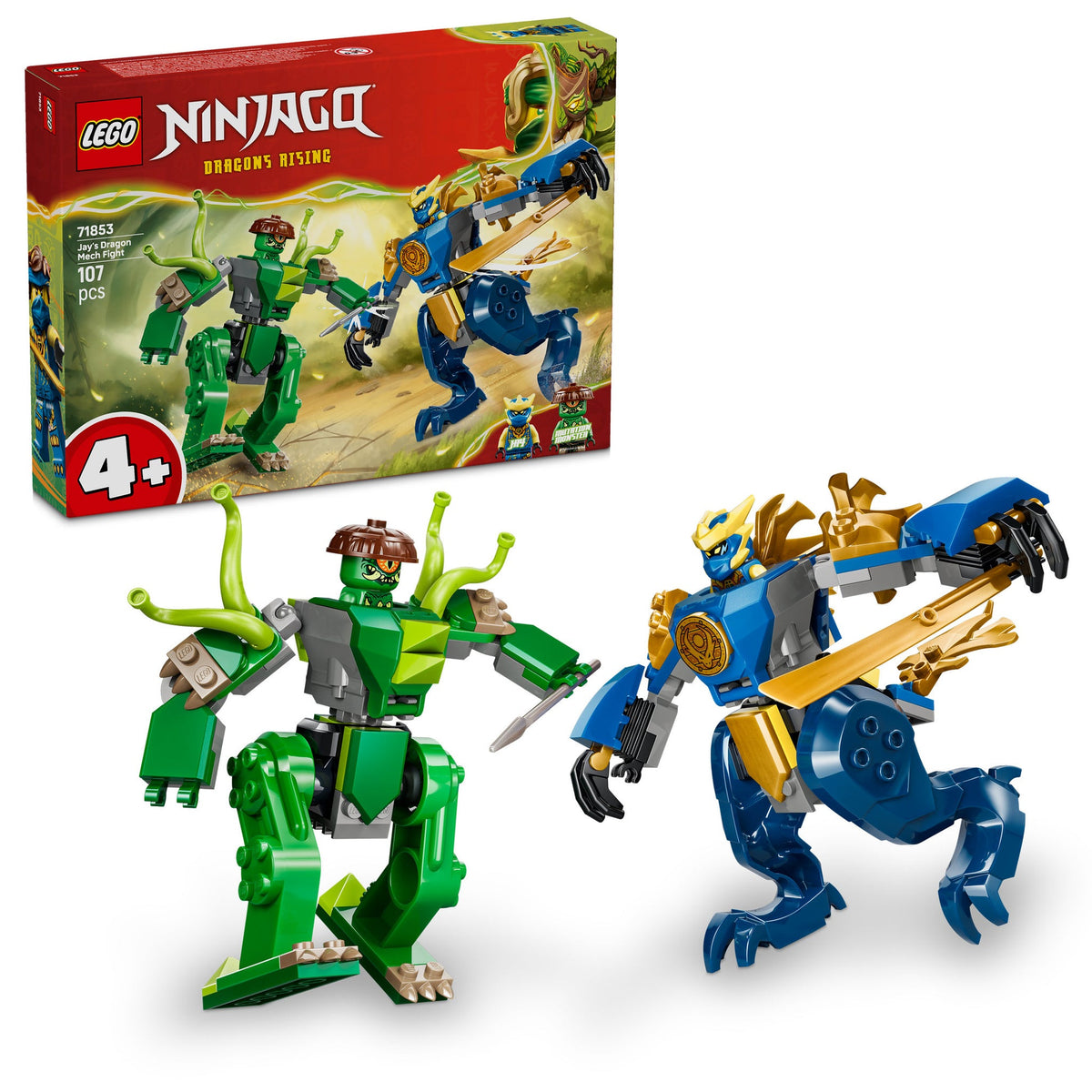 ليجو نينجاغو معركة جاي التنين الآلي 71853 مكعبات التركيب LEGO