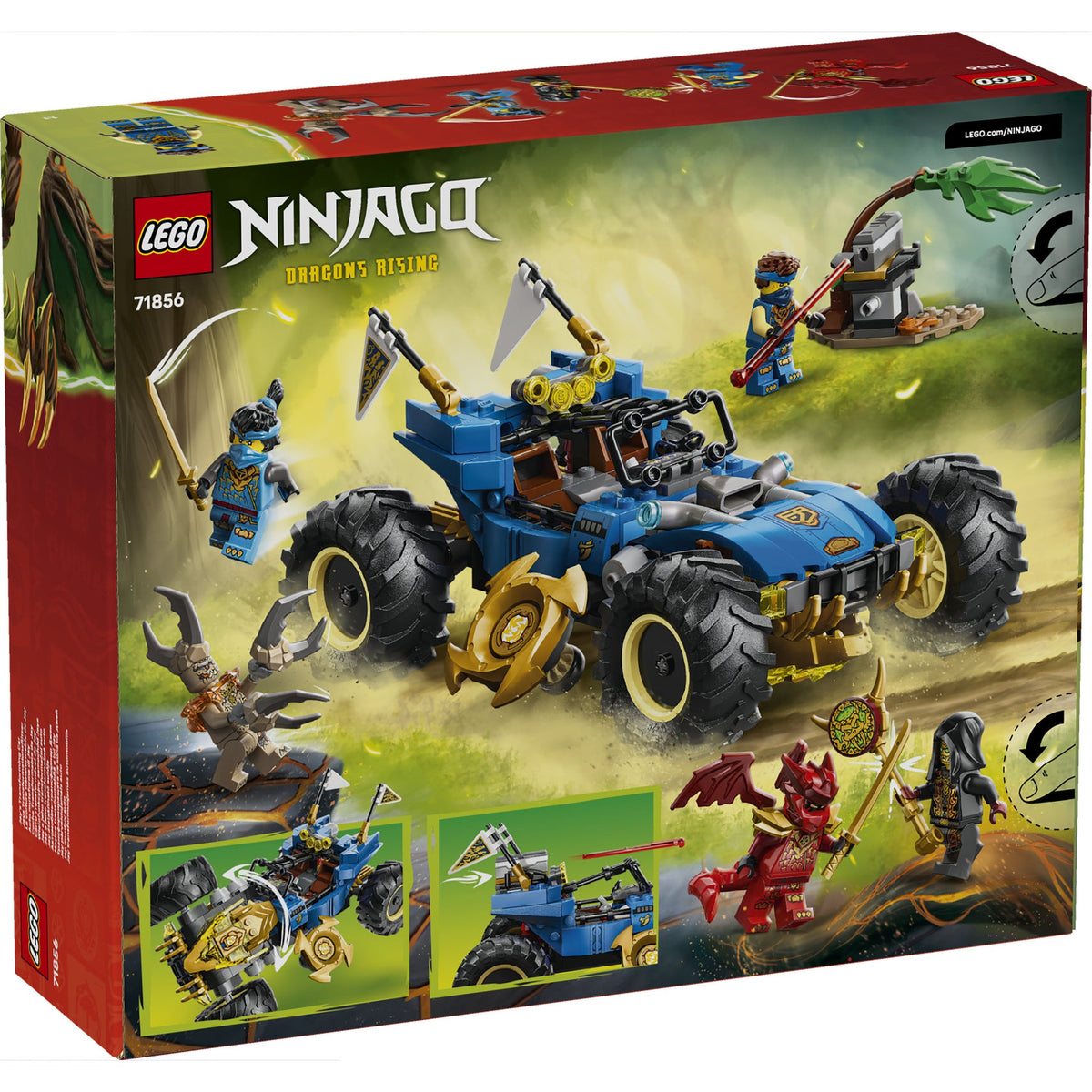 ليجو نينجاغو سيارة جاي المتحولة 71856 مكعبات التركيب LEGO