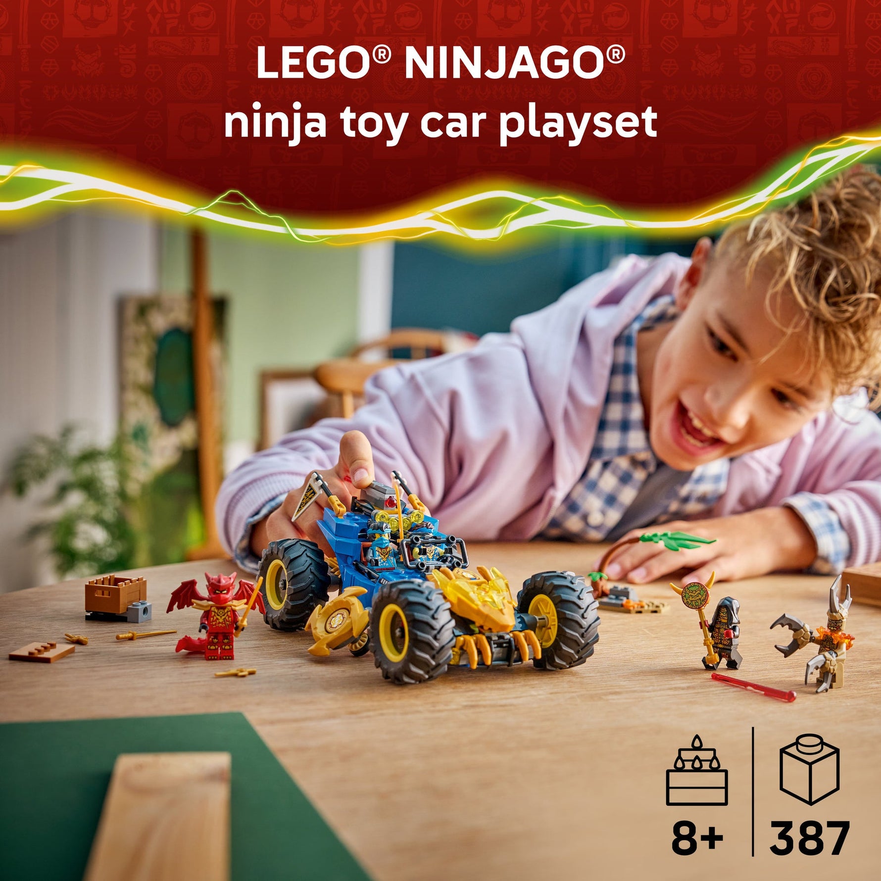ليجو نينجاغو سيارة جاي المتحولة 71856 مكعبات التركيب LEGO