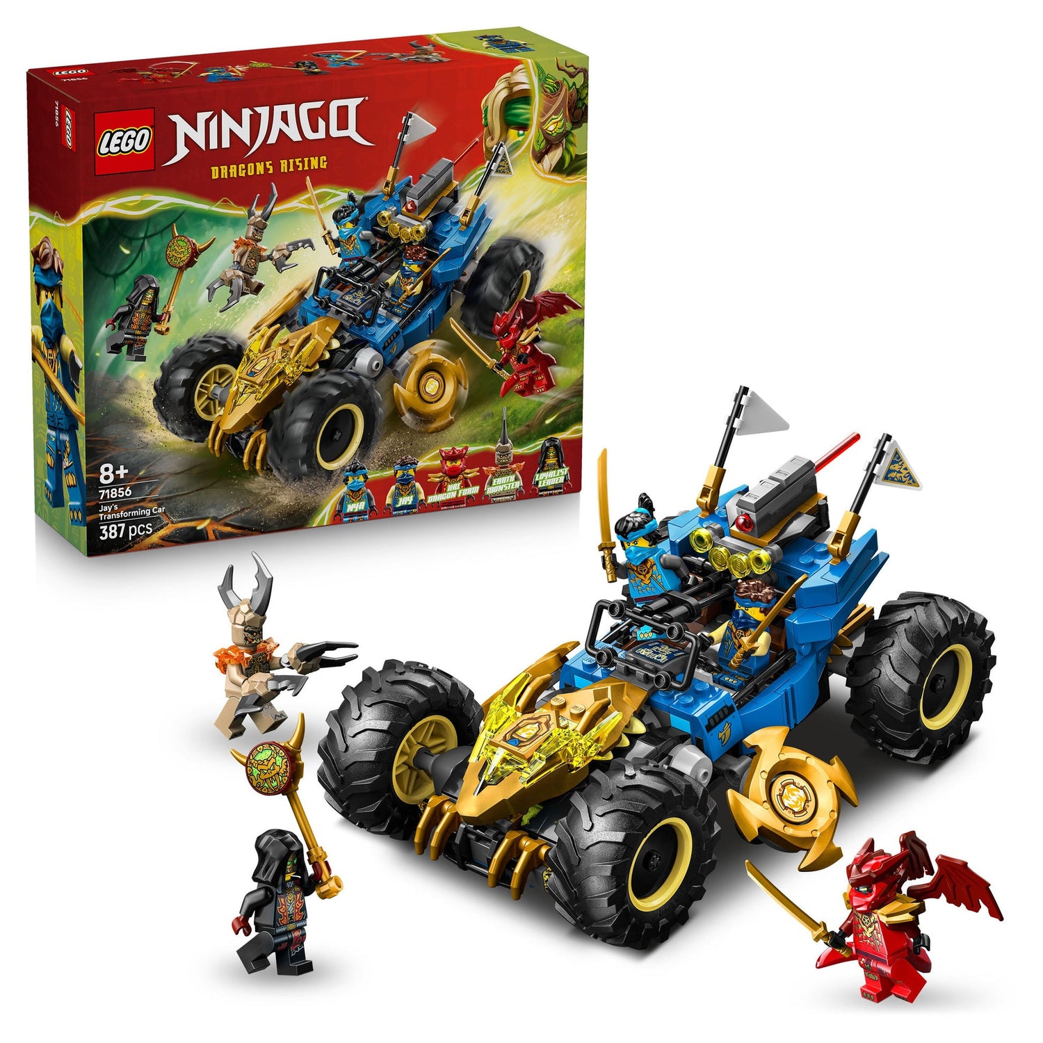 ليجو نينجاغو سيارة جاي المتحولة 71856 مكعبات التركيب LEGO