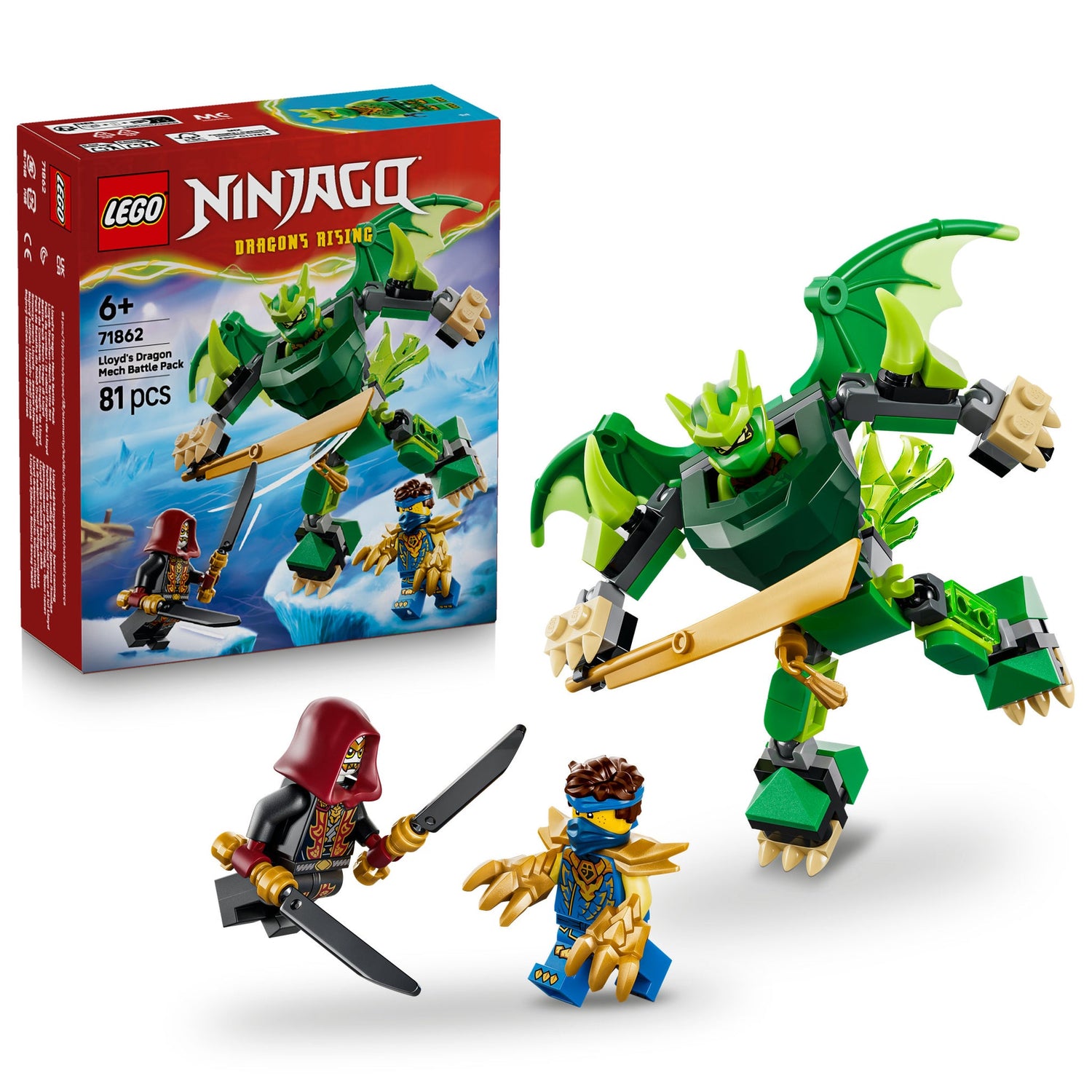 ليجو نينجاغو معركة لويدز دراجون ميك 71862 مكعبات التركيب LEGO